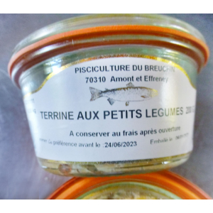 Terrine de truite aux petits légumes