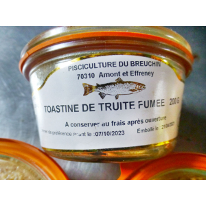 Toastine de truite