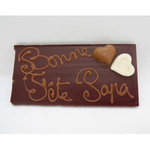 Tablette bonne fête papa chocolat noir