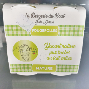 4 yaourts (brebis) nature