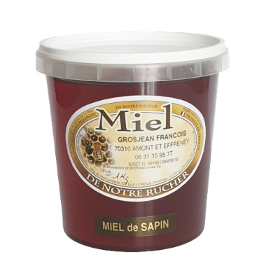 Miel de sapin - Miels - Miels de nos ruchers - Hautvillers - Boutique de  Hatier & Fils