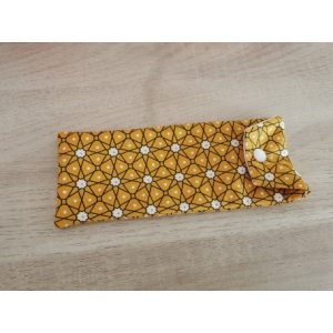 Pochette à brosse à dents jaune