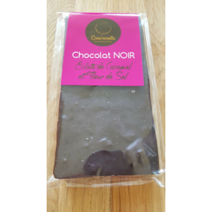 Tablette noir caramel et fleur de sel