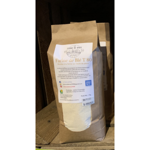 Farine de blé t80: pain, pâtisserie