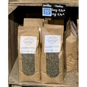 Lentilles vertes 1 kg