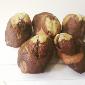 Madeleines marbrés
