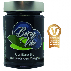 Confiture bio de bluets des vosges