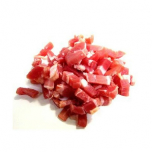 Porc, lardons fumés