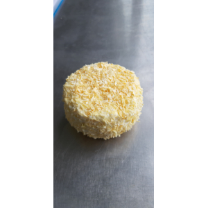 Fromage frais enrobée à l'oignons