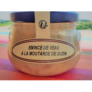 Emincé de veau à la moutarde de dijon