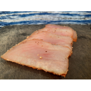 Thon au poivre fume en tranches