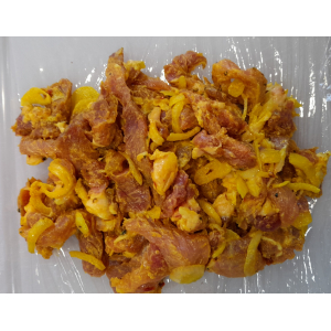 Emince de porc mariné