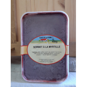 Sorbet à la myrtille 1l