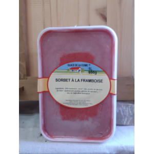 Sorbet à la framboise (la pièce)