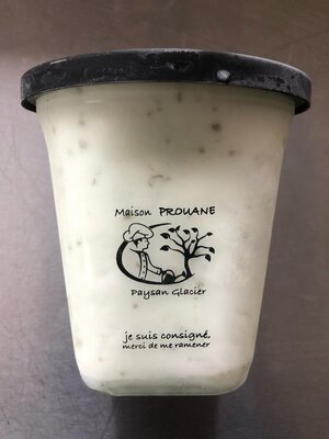 Sorbet fermier menthe citronnée