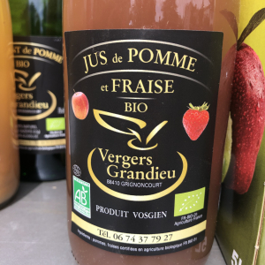 Jus de pomme-fraise x7