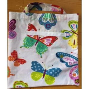 Sac bibliothèque papillons