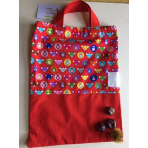 Sac bibliothèque ours