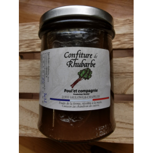 Confiture de rhubarbe 220g