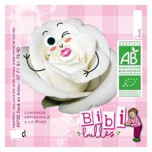 Limonade à la rose 75 cl - bio