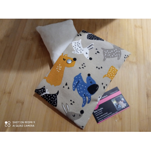 Bouillotte sèche déhoussable chien
