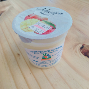 1 yaourt brassé mangue passion