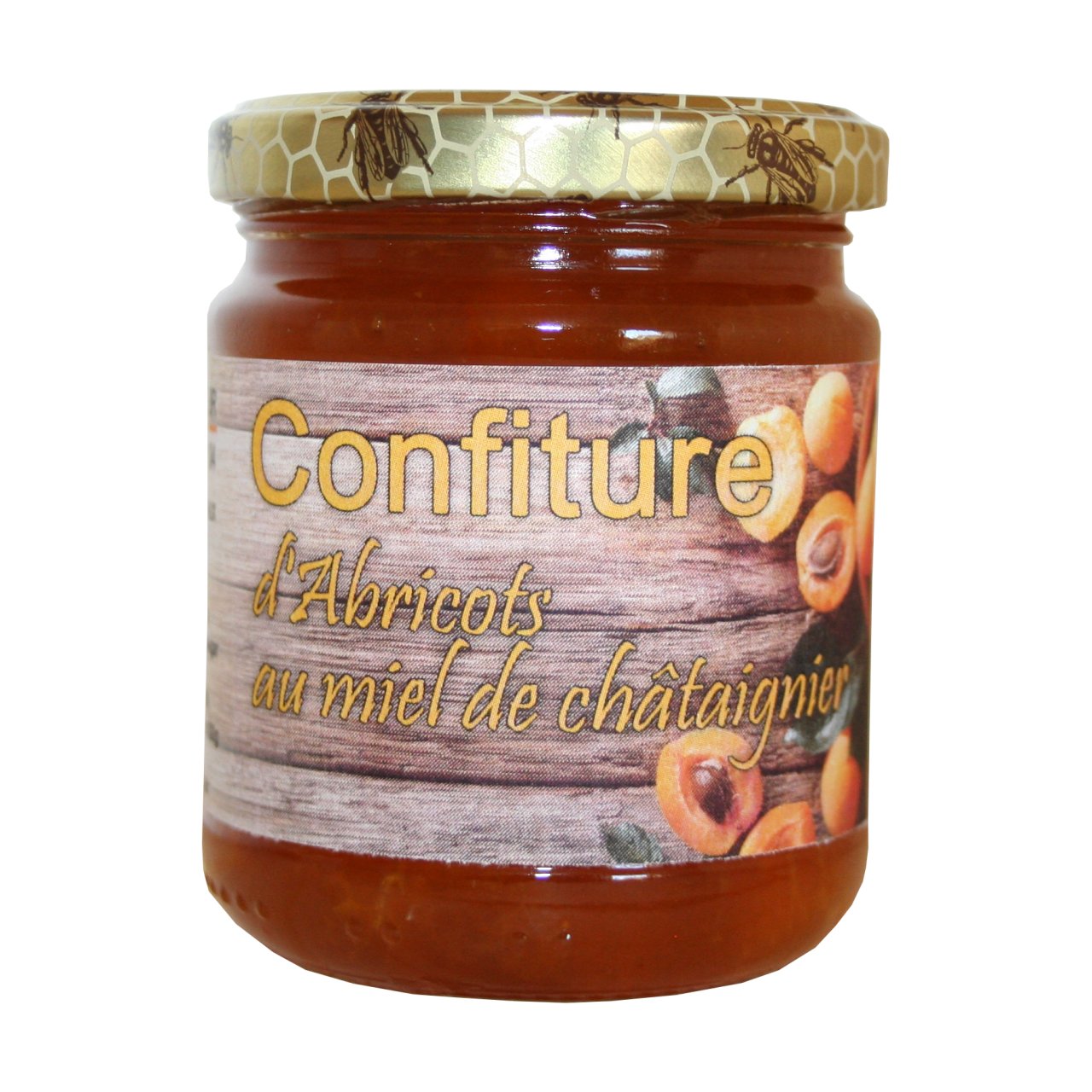 Confiture abricot miel de châtaignier - 240 g - Api-douceur