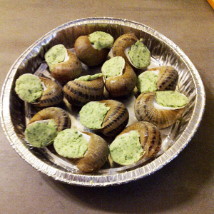 12 escargots en coquille à la bourguignonne