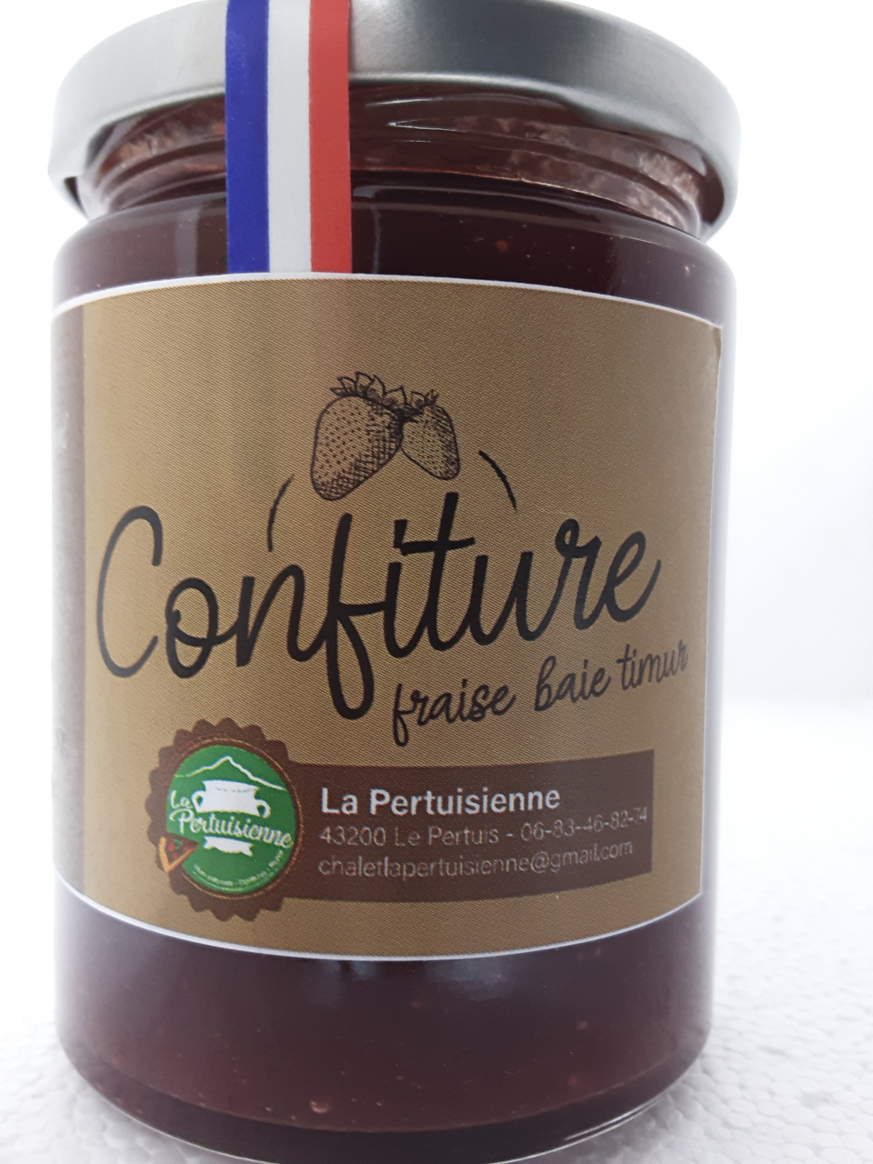 Fraise baie de timut 350 g La Pertuisienne Locavor.fr