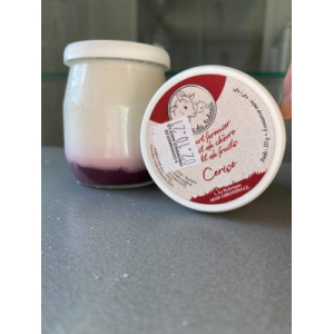 Yaourt de chèvre cerise