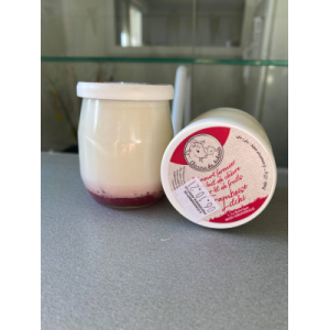 Yaourt de chèvre framboise/litchi