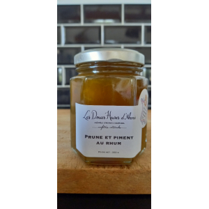 Prune et piment au rhum