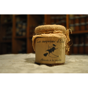 Préparation de fruits abricots à la verveine