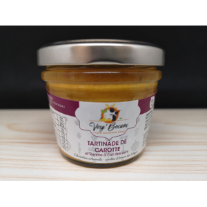 Tartinade de carotte tomme ail des ours