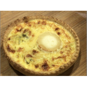 Quiche poireau chèvre
