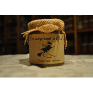 Préparation de fruits de poires aux amandes