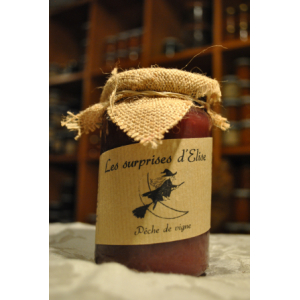 Préparation de fruits à la pêche de vigne