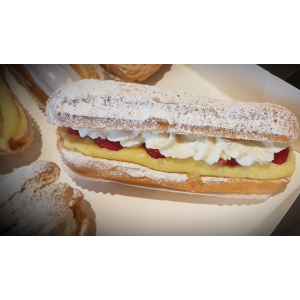 éclairs vanille/framboise