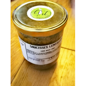 Saucisses lentilles