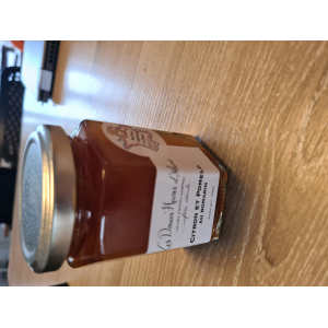 Confiture citron et pomelo au romarin