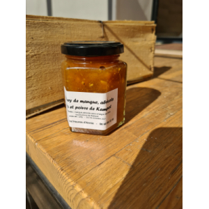 Chutney mangue abricot sec poivre de kampot
