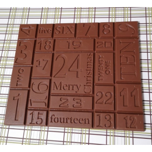 Noel calendrier tablette lait