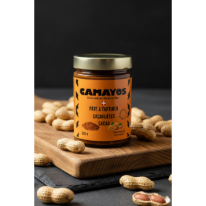 Pots de pate a tartiner cacahuètes, cacao