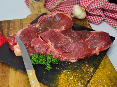 Bavette d'aloyau bio et bbc x4