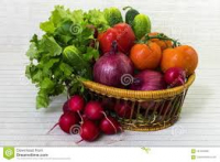 Panier de legumes moyen