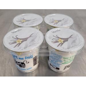 Yaourts vanille par lot de 4