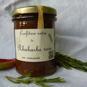 Confiture extra rhubarbe romarin