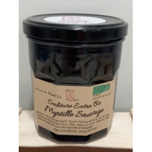 Confiture de myrtille sauvage bio