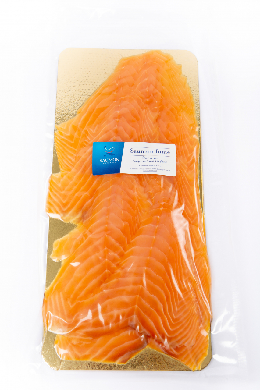 Saumon de france fumé 10 tranches 450 g Saumon De Francele