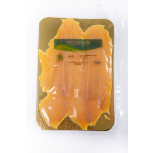 Truite fumée d'aquaponie 4 tranches